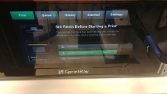 Sprintray 3d druk